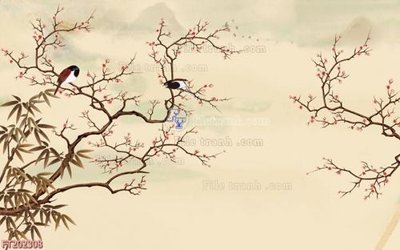 File in ấn chuyên nghiệp File in tranh tường 3D FT202308 (file gốc)