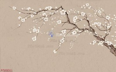 File tranh File in tranh tường 3D FT202311 (gốc) in vải canvas