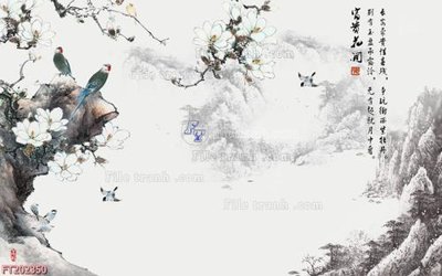 Download file File in tranh tường 3D FT202350 (gốc) in mica đèn LED