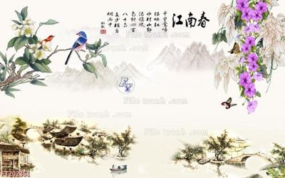 Ảnh gốc File in tranh tường 3D FT202351 (độ nét cao) in mica