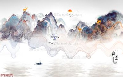 Download file gốc File in tranh tường 3D FT202370 (in lụa) cao cấp