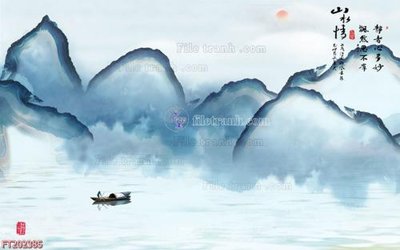 File gốc File in tranh tường 3D FT202385 (in tráng gương) nghệ thuật