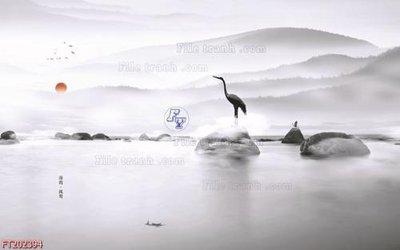 File tranh File in tranh tường 3D FT202394 (bản gốc) treo tường