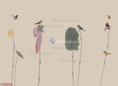 File gốc File in tranh tường 3D FT202411 (in ấn) màu sắc trung thực