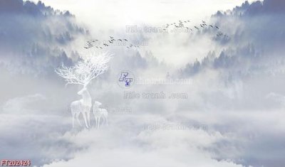 Mua file gốc File in tranh tường 3D FT202424 (chất lượng) tại Filetranh.com