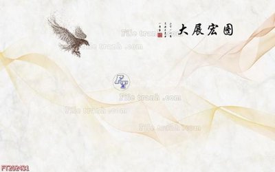 File gốc File in tranh tường 3D FT202431 (in tráng gương) ốp tường