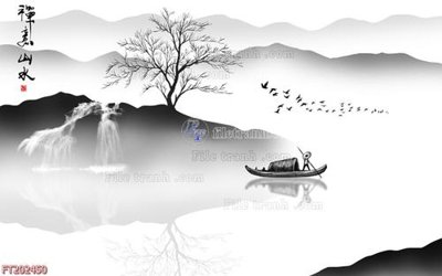 File gốc File in tranh tường 3D FT202450 (in mica) cắt laser