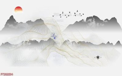 Download file gốc File in tranh tường 3D FT202504 (in lụa) tranh 3D