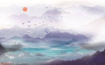 File gốc File in tranh tường 3D FT202511 (phong cách) tối giản