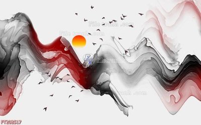 File PSD File in tranh tường 3D FT202517 (chất lượng in ấn)