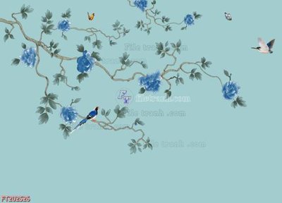 Download file gốc File in tranh tường 3D FT202526 (in mica) trang trí