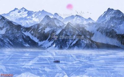 Tải file gốc File in tranh tường 3D FT202541 (để in lụa)