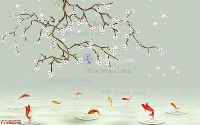 Tải file File in tranh tường 3D FT202565 (gốc) chủ đề phong thủy