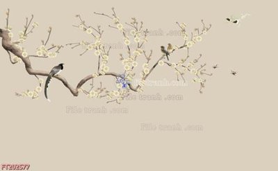 Tải file gốc File in tranh tường 3D FT202577 (để in lụa)