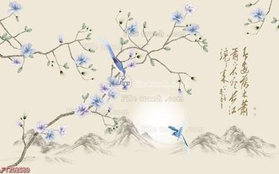 File in lụa File in tranh tường 3D FT202589 (hoa văn) File in tranh tường 3D FT202589