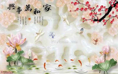 File tranh File in tranh tường 3D FT202626 (gốc) in film