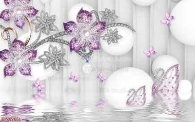 File gốc in mica File in tranh tường 3D FT202661 chất lượng