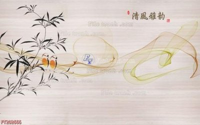 File gốc File in tranh tường 3D FT202666 (phong cách) cổ điển