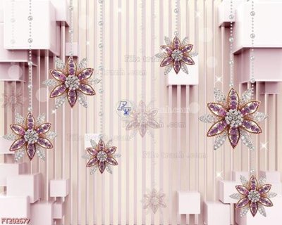 File PSD File in tranh tường 3D FT202677 (bản gốc) cho nhà in