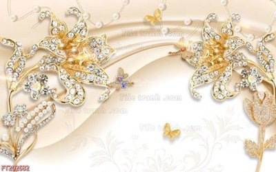 File tranh File in tranh tường 3D FT202682 (gốc) chủ đề thiên nhiên