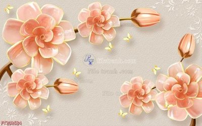 File tranh File in tranh tường 3D FT202684 (gốc) chủ đề trẻ em