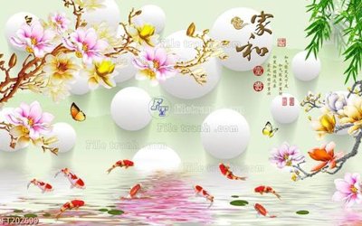 Ảnh mô tả file gốc in mica File in tranh tường 3D FT202699