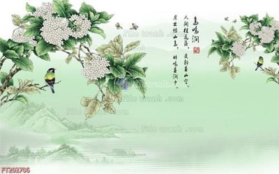 File gốc File in tranh tường 3D FT202706 (in lụa) chi tiết cao