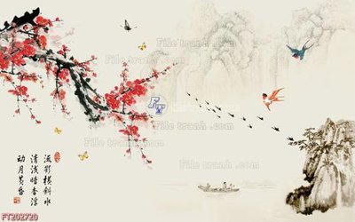 File gốc File in tranh tường 3D FT202720 (in mica) làm quà tặng