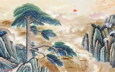 Tải file File in tranh tường 3D FT202740 (gốc) làm file in ấn