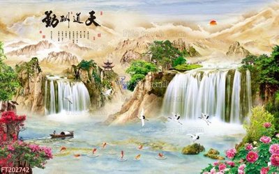 Tải file File in tranh tường 3D FT202742 (gốc) làm tranh treo tường