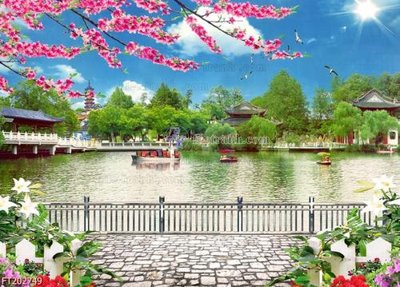 File in lụa File in tranh tường 3D FT202749 (hoa văn) File in tranh tường 3D FT202749