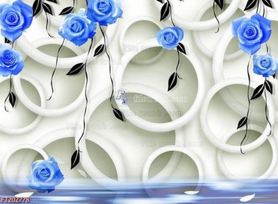 File gốc File in tranh tường 3D FT202778 (trang trí) cho phòng khách