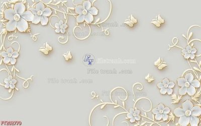 Tải file File in tranh tường 3D FT202779 (PSD) cho in tranh kính