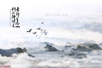 File in trần File in tranh tường 3D FT202801 (file gốc) hoa văn 3D