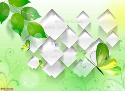 File tranh File in tranh tường 3D FT202805 (gốc) chủ đề tĩnh vật