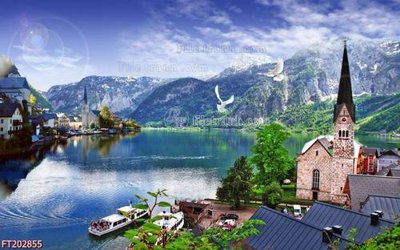 File gốc File in tranh tường 3D FT202855 (chuẩn CMYK) cho nhà in