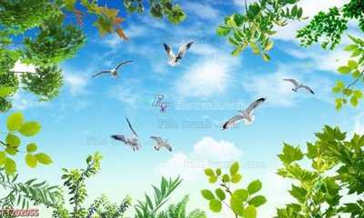 Ảnh mô tả file gốc in mica File in tranh tường 3D FT202955