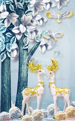 File in ấn File in tranh tường 3D FT202979 (bản gốc) cao cấp