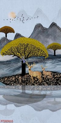 File gốc in ấn File in tranh tường 3D FT203016 độ phân giải cao