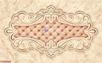 File in mica File in tranh tường 3D FT203058 (bản gốc) sắc sảo