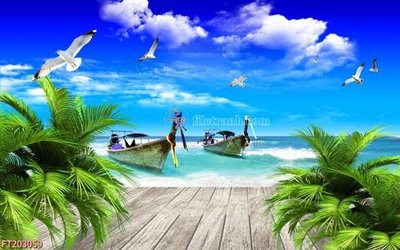 File in lụa File in tranh tường 3D FT203059 (tân cổ điển) File in tranh tường 3D FT203059