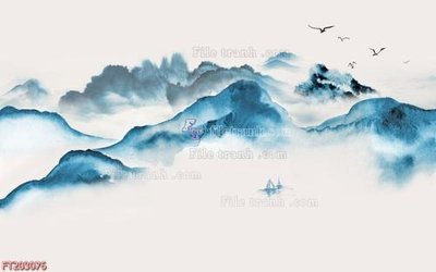 File gốc File in tranh tường 3D FT203076 (AI/EPS) cho in ấn