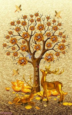 File gốc File in tranh tường 3D FT203103 (ảnh chi tiết) để in trần