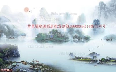 File PSD File in tranh tường 3D FT203110 (gốc) tách lớp chi tiết