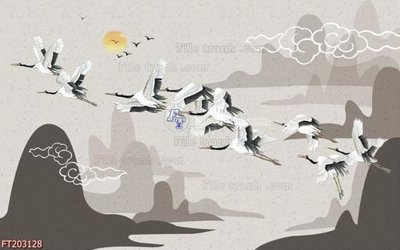 Tải file File in tranh tường 3D FT203128 (PSD) cho in tranh kính