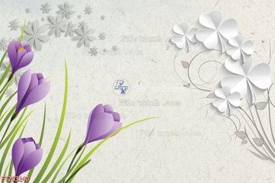 File ảnh File in tranh tường 3D FT203140 (gốc) cho trang trí nội thất
