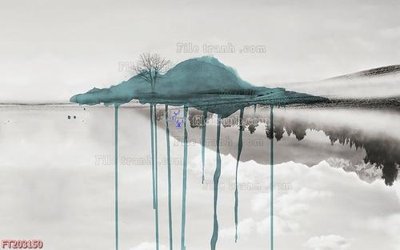 Tải file gốc in lụa File in tranh tường 3D FT203150 siêu nét