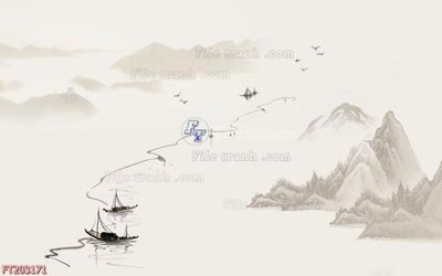 File tranh File in tranh tường 3D FT203171 (ảnh gốc) in trần nhà