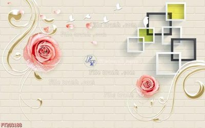 Download file gốc File in tranh tường 3D FT203188 (dùng cho in ấn)