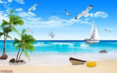 File tranh File in tranh tường 3D FT203189 (gốc) chủ đề động vật